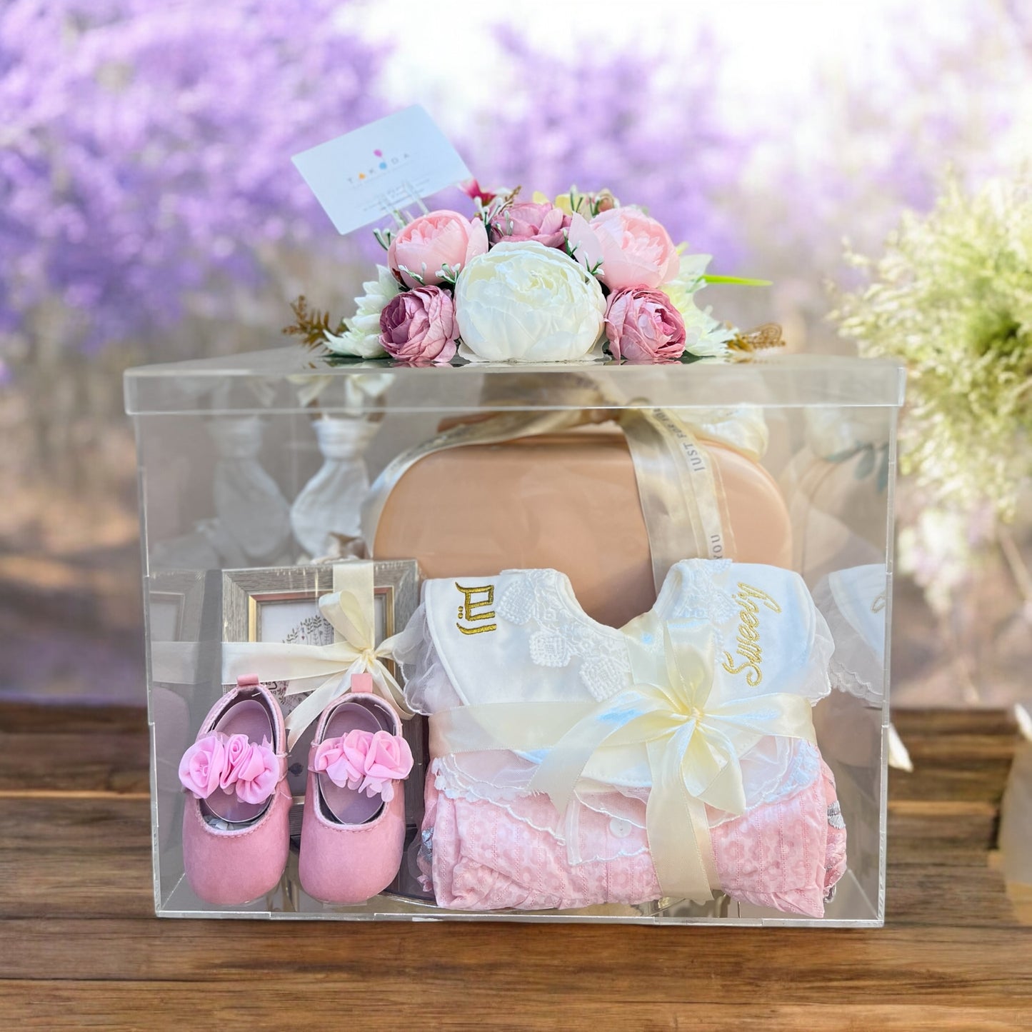 Peach color Bag - Baby Girl Gift Set – Everything for Your Little One’s First Moments